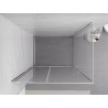 Mexen Exo-R kabina prysznicowa uchylna 120 x 80 cm, transparent, chrom - 819-120-080-01-00