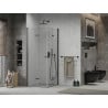 Mexen Lima Duo cabine de douche pliante 90 x 90 cm, transparent, noir - 856-090-090-70-00-02