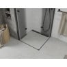Mexen Lima Duo cabine de douche pliante 90 x 90 cm, transparent, noir - 856-090-090-70-00-02