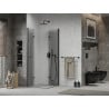 Mexen Lima Duo cabine de douche pliante 90 x 90 cm, transparent, noir - 856-090-090-70-00-02