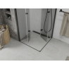 Mexen Lima Duo volditav dušikabiin 100 x 100 cm, läbipaistev, must - 856-100-100-70-00-02