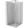 Mexen Exo Duschkabine schwenkbar 90 x 90 cm, transparent, Chrom - 819-090-090-01-00