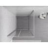 Mexen Exo-R kabina prysznicowa uchylna 90 x 90 cm, transparent, chrom - 819-090-090-01-00