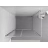 Mexen Exo-R odpirna tuš kabina 115 x 90 cm, prosojna, krom - 819-115-090-01-00