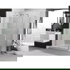 Mexen Exo Duschkabine schwenkbar 155 x 90 cm, transparent, Chrom - 819-155-090-01-00