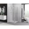 Mexen Exo-R kabina prysznicowa uchylna 95 x 95 cm, transparent, chrom - 819-095-095-01-00