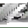 Mexen Exo Duschkabine schwenkbar 135 x 100 cm, transparent, chrom - 819-135-100-01-00