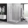 Mexen Exo Duschkabine Schwenkbar 140 x 100 cm, transparent, Chrom - 819-140-100-01-00