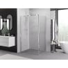 Mexen Exo Duschkabine Schwenkbar 140 x 100 cm, transparent, Chrom - 819-140-100-01-00