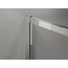 Mexen Exo-S cabina doccia scorrevole 110 x 75 cm, trasparente, cromo - 8151-110-075-01-00