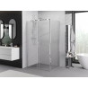 Mexen Exo-S cabina de ducha corredera de 125 x 85 cm, transparente, cromo - 8151-125-085-01-00