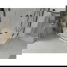 Mexen Lima Duo Faltbare Duschkabine 100 x 100 cm, transparent, schwarz + Duschwanne Flat - 856-100-100-70-02-4010B