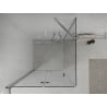 Mexen Lima cabine de douche pliante 80 x 80 cm, transparent, chrome - 856-080-080-01-00