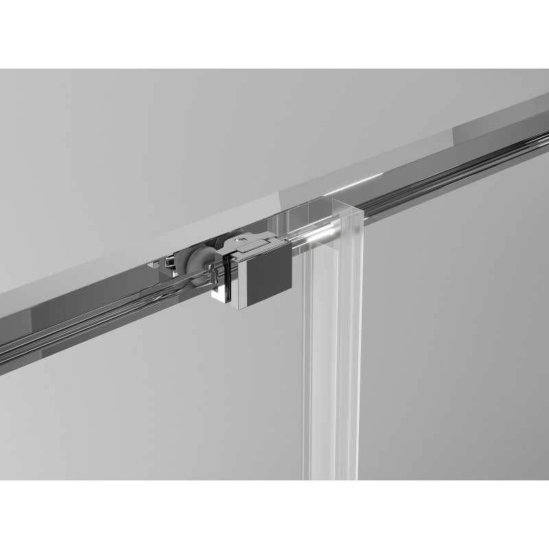 Mexen Exo συρόμενη καμπίνα ντους 160 x 90 cm, διάφανη, χρώμιο - 8151-160-090-01-00