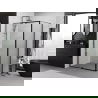 Mexen Exo Duschkabine schwenkbar 155 x 85 cm, transparent, schwarz - 819-155-085-70-00
