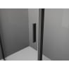 Mexen Exo-R odprta tuš kabina 100 x 90 cm, prozorna, črna - 819-100-090-70-00