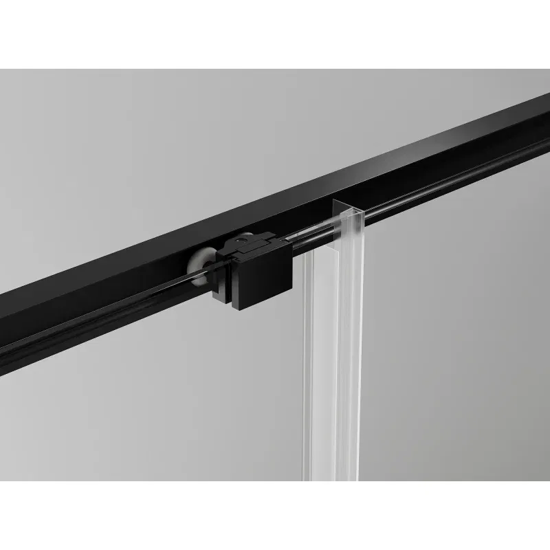 Mexen Exo cabine de douche carrée coulissante 70 x 70 cm, transparente, noire - 8111-070-070-70-00