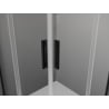 Mexen Exo quadratische Duschkabine zum Schieben 90 x 90 cm, transparent, schwarz - 8111-090-090-70-00