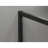 Mexen Exo quadratische Duschkabine zum Schieben 90 x 90 cm, transparent, schwarz - 8111-090-090-70-00