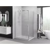 Mexen Exo Duschkabine zum Schieben 100 x 80 cm, transparent, Chrom - 8151-100-080-01-00