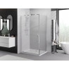 Mexen Exo-BR svängbar duschkabin 85 x 70 cm, transparent, krom - 8181-085-070-01-00