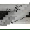 Mexen Lima vouwdeur douchecabine 90 x 120 cm, transparant, zwart + Flat douchebak, zwart - 856-090-120-70-00-4070B