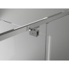 Mexen Exo-BR καμπίνα ντους ανοιγόμενη 100 x 70 cm, διαφανής, χρώμιο - 8181-100-070-01-00