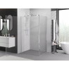 Mexen Exo-BR cabine de douche pivotante 75 x 80 cm, transparent, chrome - 8181-075-080-01-00