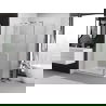 Mexen Exo Duschkabine mit Tür 85 x 80 cm, transparent, Chrom - 8181-085-080-01-00
