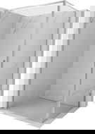 Mexen Exo tuš kabina z vrati na tečajih 80 x 85 cm, prozorna, krom - 8181-080-085-01-00