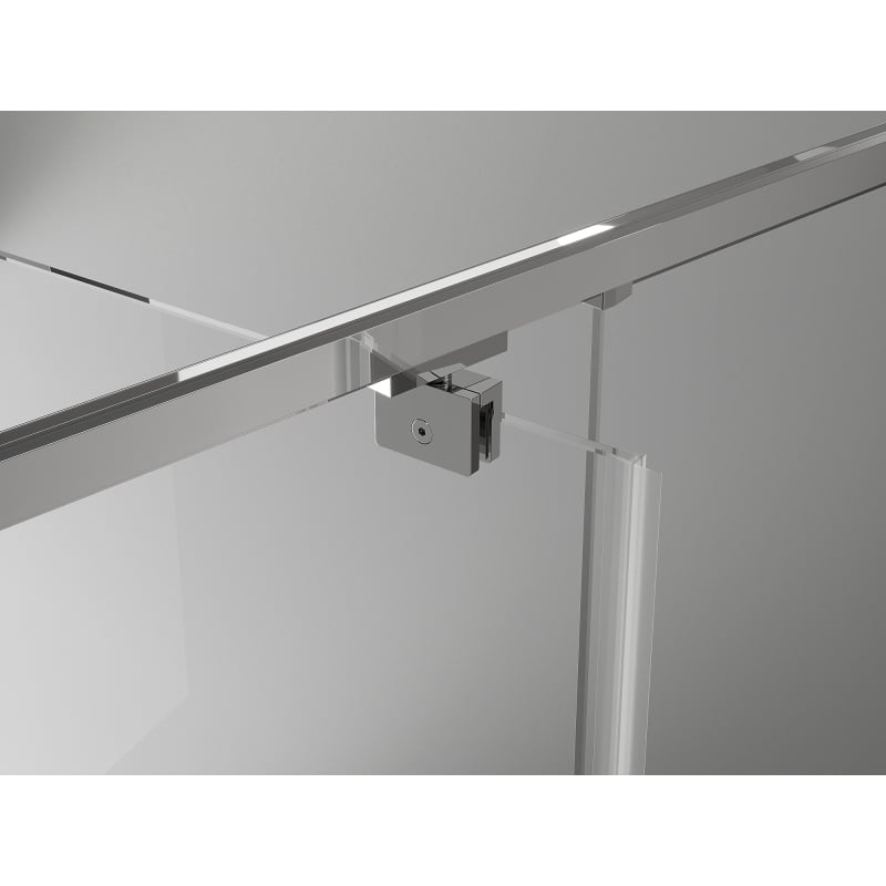 Mexen Exo-BR cabine de douche battante 90 x 90 cm, transparent, chrome - 8181-090-090-01-00