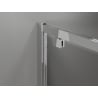 Mexen Exo-BR ανοιγόμενη καμπίνα ντους 95 x 95 cm, διάφανη, χρώμιο - 8181-095-095-01-00