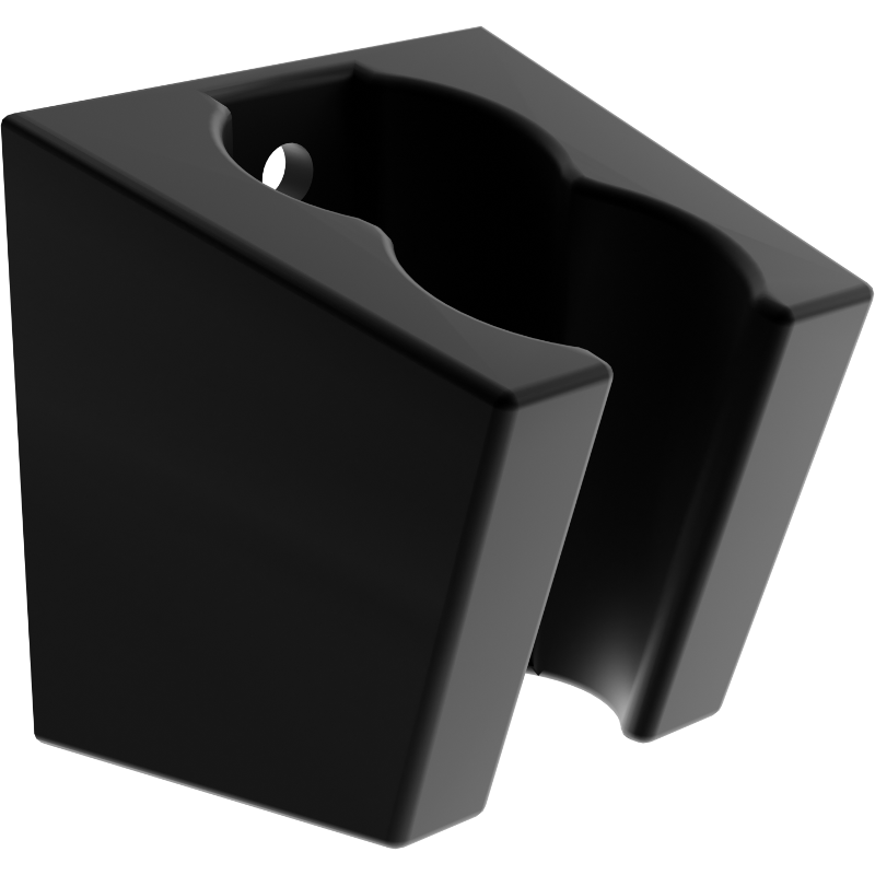 Mexen Duschhalter, schwarz - 79353-70