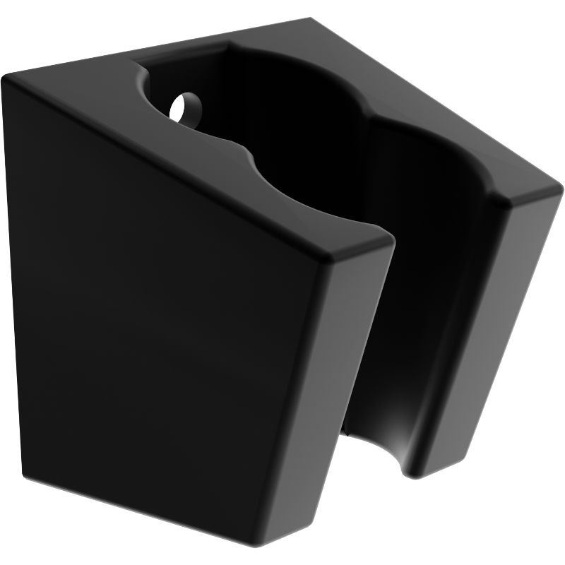 Mexen supporto per doccia, nero - 79353-70