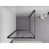 Mexen Exo-S Schiebeduschkabine 90 x 90 cm, transparent, schwarz - 8151-090-090-70-00
