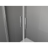 Mexen Exo-B Duo καμπίνα ντουζιέρας ανοιγόμενη 70 x 95 cm, διαφανής, χρώμιο