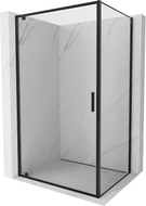 Mexen Exo-BR svängbar duschkabin 70 x 75 cm, transparent, svart - 8181-070-075-70-00