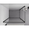 Mexen Exo-BR keinuovina suihkukaappi 75 x 90 cm, läpinäkyvä, musta - 8181-075-090-70-00