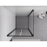 Mexen Exo-B Duo cabina de ducha pivotante 80 x 80 cm, transparente, negra - 814-080-080-70-00