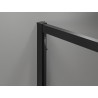 Mexen Exo-S cabina doccia scorrevole 145 x 85 cm, trasparente, nera - 8151-145-085-70-00