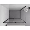 Mexen Exo-S cabina doccia scorrevole 105 x 90 cm, trasparente, nero - 8151-105-090-70-00
