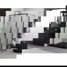 Mexen Exo Schiebeduschkabine 140 x 90 cm, transparent, schwarz - 8151-140-090-70-00