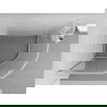 Mexen Exo Asymmetrische Duschkabine Halbrund Schiebbar 90 x 80 cm, Transparent, Chrom - 8131-090-080-01-00