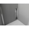 Mexen Exo asymmetrische halbrunde Duschkabine 100 x 80 cm, transparent, Chrom - 8131-100-080-01-00