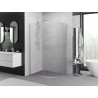 Mexen Exo-S cabina de ducha semicircular asimétrica corredera 120 x 90 cm, transparente, cromada - 8131-120-090-01-00