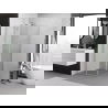 Mexen Exo Duschkabine schwenkbar 100 x 100 cm, transparent, Chrom - 8182-100-100-01-00