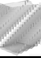 Mexen Exo nagibna tuš kabina 80 x 70 cm, prozorna, kromirana - 8182-080-070-01-00