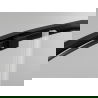 Mexen Exo Duschkabine Halbkreisförmig Asymmetrisch Schiebbar 120 x 90 cm, Transparent, Schwarz - 8131-120-090-70-00