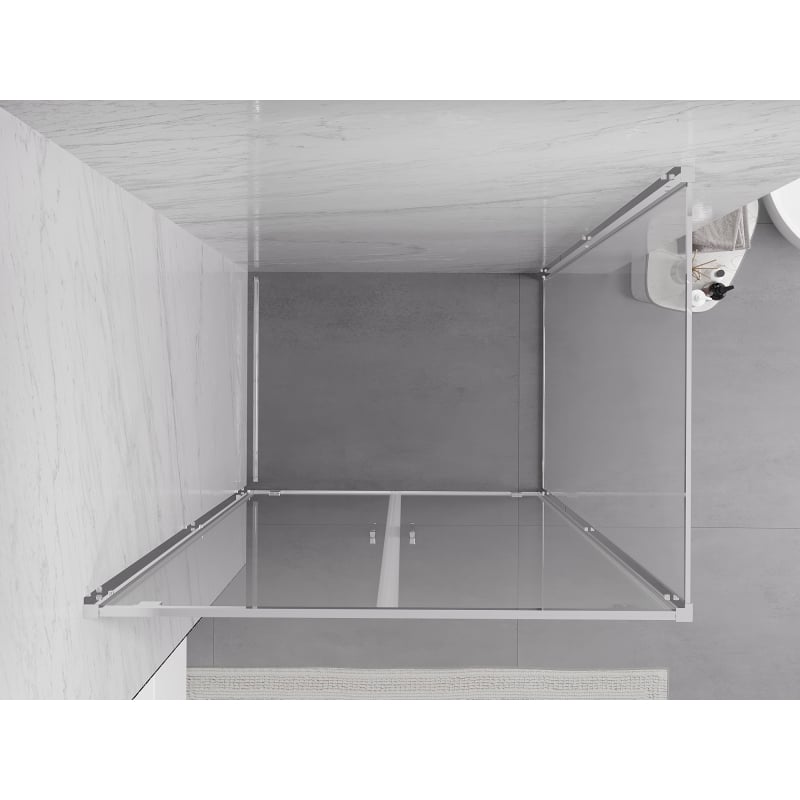 Mexen Exo kabina prysznicowa uchylna 90 x 70 cm, transparent, chrom - 8182-090-070-01-00