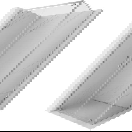 Mexen Exo dušas stūris atverams 70 x 80 cm, caurspīdīgs, hroms - 8182-070-080-01-00